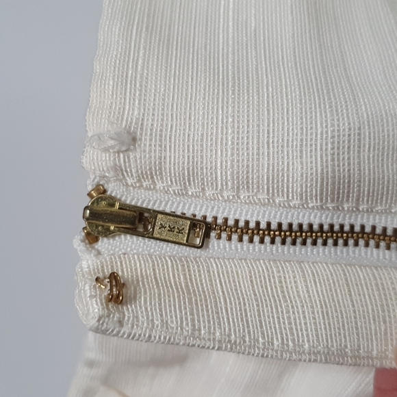 Tory Burch Blended Linen Silk Textured Pants - Picture 6 of 10